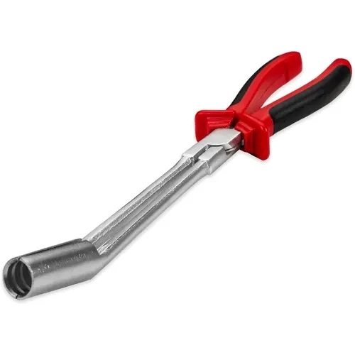 Carbon Steel Spark Plug Wire Removal Pliers - Adjustable Rubber-Coated Socket Head Hand Tool for Vehicle Car Repair, High-Voltage Cylinder Cable Boot Remover for Mechanics, Car Repair Tools