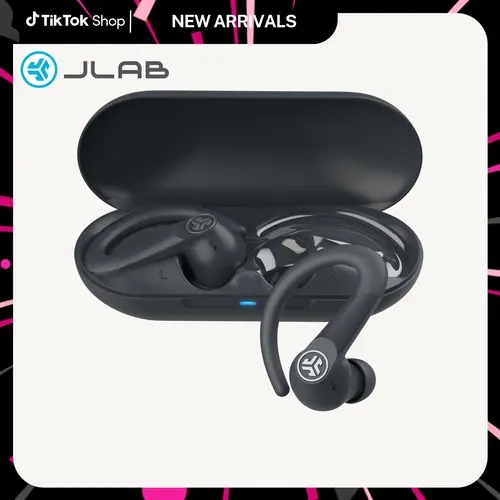 GO Sport ANC True Wireless Earbuds for Workouts and Running, Active Noise Canceling, Be Aware Mode, IP55 Sweatproof, Bluetooth 6 Multipoint by JLab
