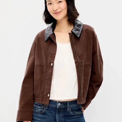 Old Navy Women's Cropped Barn Jacket
