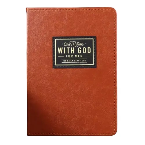 1-Minute with God for Men 365-Day Devotional Guided Journal Workbook, Portable Encouragement Diary, Self-Improvement Book, Adult Gifts for Boyfriend, Christmas Gift Ideas, Holiday & Birthday Presents
