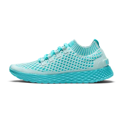 NOBULL Women's Allday Knit Shoe in Aqua Wash - Everyday Walking Sneaker, Comfortable Slip-On Shoe, Casual Trainer