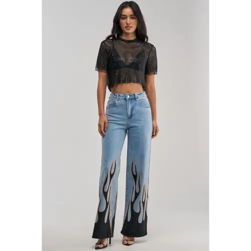 ON FIRE RELAXED DENIM