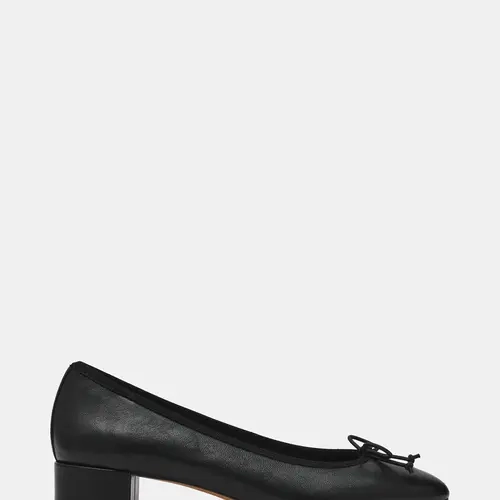 STEFFI BLACK LEATHER