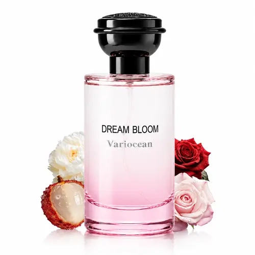 Variocean Dream Bloom Eau de Parfum 50ml (1.7 fl oz) & 100ml (3.4 fl oz), Long Lasting Unisex Fragrance, Fresh Lychee Floral Scent with Rose, Peony & Patchouli Notes, Luxury Perfume Gift for Women & Men#sohochic