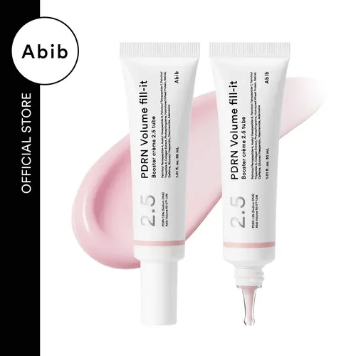 [Abib Official] PDRN Volume Fill-It Booster Cream (2 Tubes, 1.01oz Total) - 15,000ppm PDRN, Volufiline, Peptides, Retinal, Moisturizers, Skin Repair, Anti-Wrinkle Firming for Forehead & Eye Area, Volume Boost