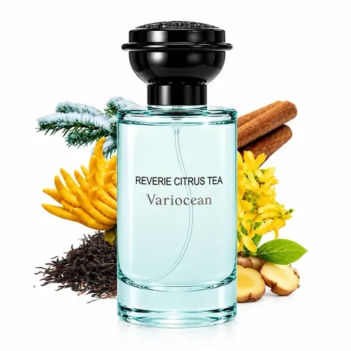 Variocean Long Lasting Men's Fragrance 50ml, Fresh Woody Amber Cologne with Citrus Tea Scent, Luxury Eau de Parfum for Men, Natural Spray Perfume Gift#sohochic