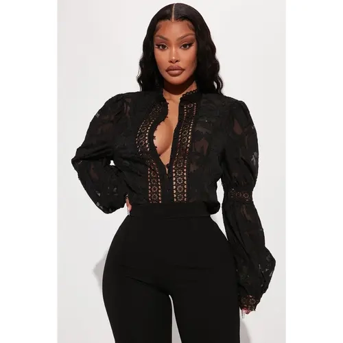 Staying Loyal Blouse - Black