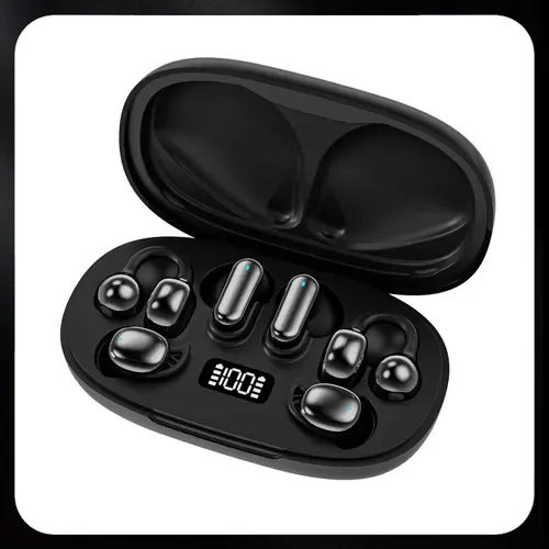 WARMLIFE 680 3-in-1 Bluetooth 6.1 Wireless Electronic Earbuds with Chargeable Portable Case - Clip-On Open-Ear/In-Ear/Sleep Styles, Noise Reduction, HiFi Audio, Comfortable Fit Headset, Automatic Device for Workout, iPhone Android Compatibility