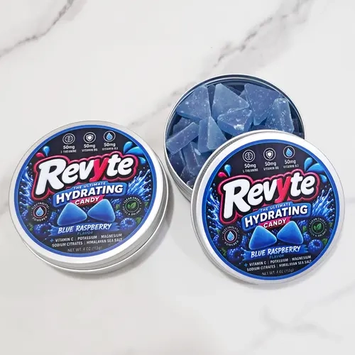 Revyte Sugar Free Blue Raspberry Hydrating Candy