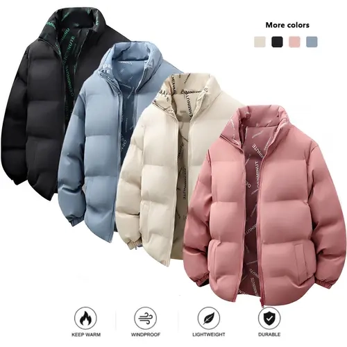 Men's trendy winter reversible versatile jacket