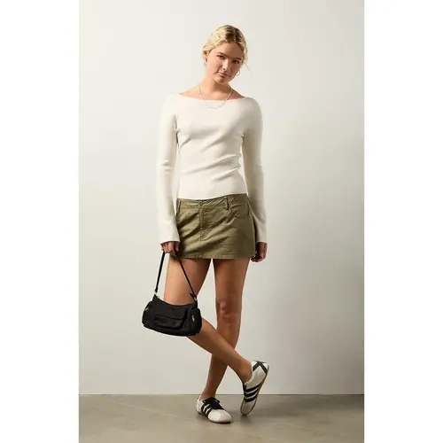 Your Favorite Women's Sage Ribbed Long Sleeve Sweater