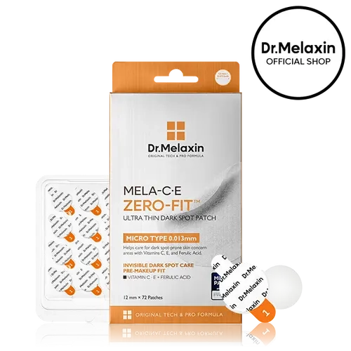 [Dr.Melaxin Official] Mela-C·E Zero-Fit Ultra Thin Dark Spot Patch 72 Patches | Post Blemish Mark Patch with Vitamin C & Niacinamide