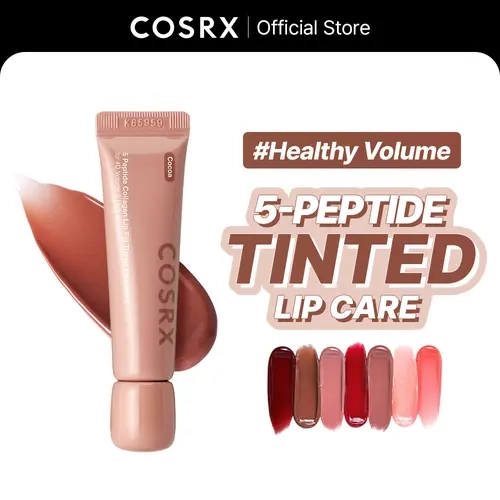 [NEW] [COSRX Official] Skincare-Grade LIP CARE with 5 PEPTIDES  l  Daily Lip Rescue & Repair Lip Balm, Skincare Hybrid Tinted Lip Treatment, Overnight Barrier Recovery Lip Mask, Advanced Lip Skincare, Sensitive, Beauty Products Black , Salty Tan