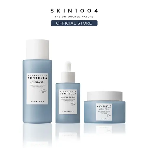 [SKIN1004 Official Shop] Hyalu-Teca Glow Essentials Set | Moisture plumping, Glow and Firming Routine for Hydrated, Radiant Skin