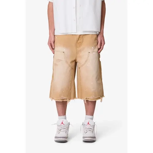 mnml Ultra Baggy Distressed Carpenter Shorts
