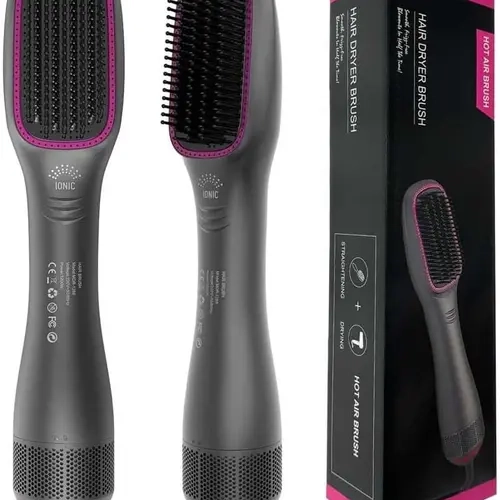 Hair Dryer Brush ，3 Heat, 2 Speed Settings One-Step Hair Dryer and Styler for All Hair Types
