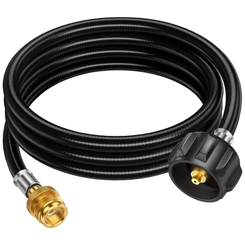 ARTFLAMM 6FT Propane Hose Adapter 1lb to 20lb, Propane Tank Hose with QCC1/Type1 for 5-40lb Propane Tanks, Propane Adapter Hose with CGA600 Connection for Buddy Heater/Weber Q Grill/Coleman Camp Stove toolupgrade
