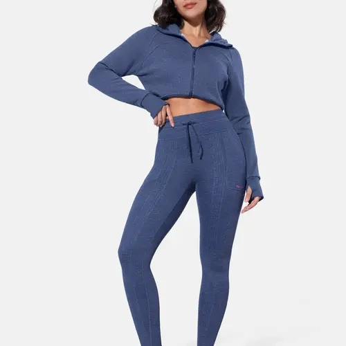 Fanka PowerBand Resistance Faux Denim Leggings