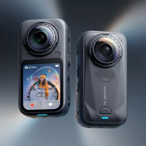 Insta360 X6 TikTok Special Bundle - 360 Camera with 360° View, CMOS Sensor, and MP4 Video Recording Capability