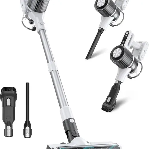BELIFE Compact Cordless Handheld Stick Vacuum Cleaner - 2-in-1 Brushless Rechargeable Cordless Vacuum with 30kPa Suction, Removable Design, Wet/Dry Function for Home, Pet Hair Cleaning, 2-In-1 Cordless Vacuums
