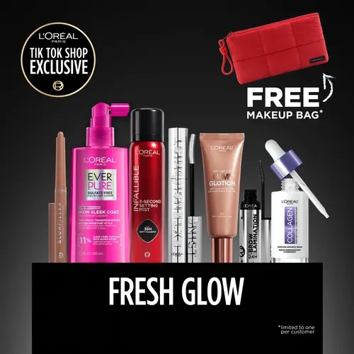 Fresh Glow Bundle 7-Piece Set + Free Gift with purchase, Loreal Paris