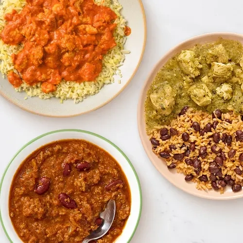 Hungryroot Heat & Eat High Protein Meal Bundle | 3 Ready-to-Heat Chicken & Turkey Meals