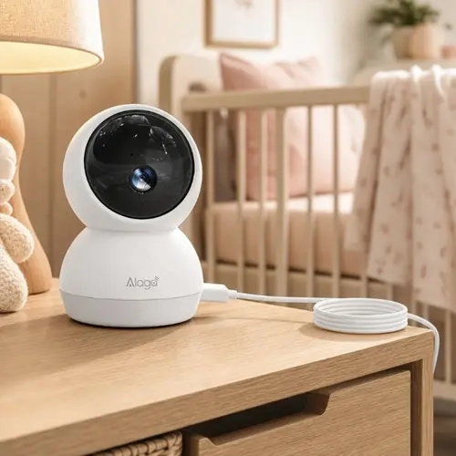 Alaga AI 4MP Security Camera CCTV Indoor Monitor 360° PanTilt, Human Detection, Dual-Band