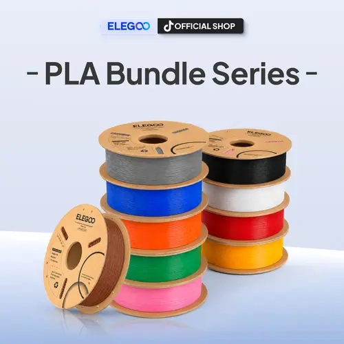 PLA Filament Variety Pack - 1.75mm Essential & Vibrant Color Options, 250g/1kg Multiple Sizes, Mix & Match Bundle for 3D Printer, Eco-Friendly Spool