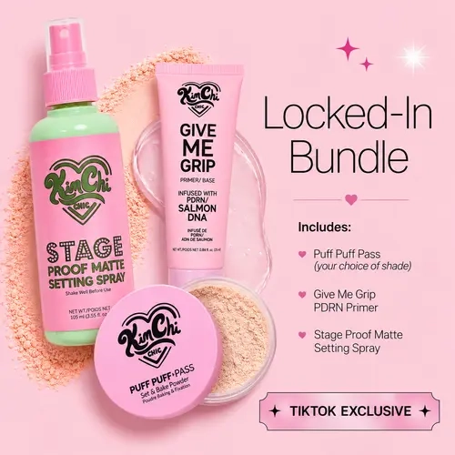 [TikTok Exclusive] Locked-In Bundle - Give Me Grip, Puff Puff Pass, Setting Spray