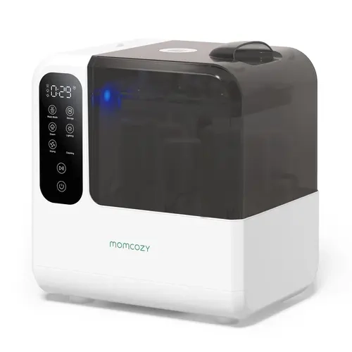 Momcozy DeepClean D8 Bottle Washer, Sterilizer & Dryer - with 300 Detergent Tablets, Precision Cleaning | 8 Bottles Capacity, Rotary Jets for Hard-to-Reach Pump Parts, TargetWash Tech for Complex Feeding Accessories, Self-Clean