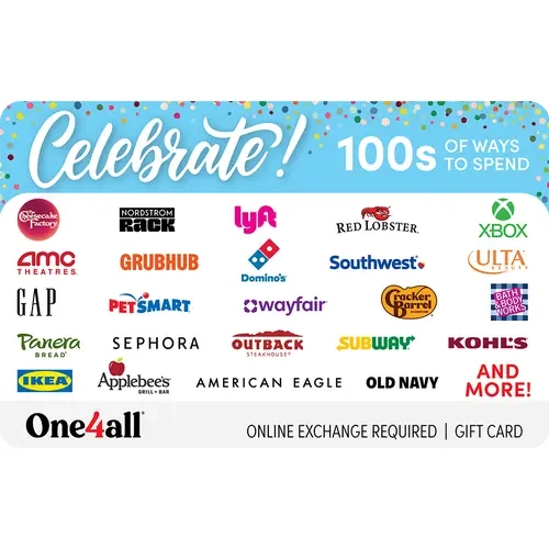 One4all Ultimate Celebrate eGift Card | Shop 100+ Brands, One Card