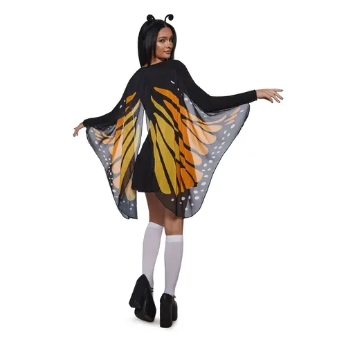 Monarch Butterfly Costume with Orange Wings