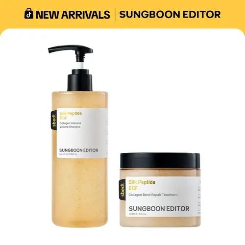 [Sungboon] Scalp Recovery Duo | EGF Ampoule Shampoo & Peptide Treatment, Anti-Hair Loss & Damage Repair Care | Low-Dalton Collagen, EGF, 30 Peptides & 17 Amino Acids | Reduces Shedding, Strengthens & Nourishes Hair | Korean Skincare, K-Beauty