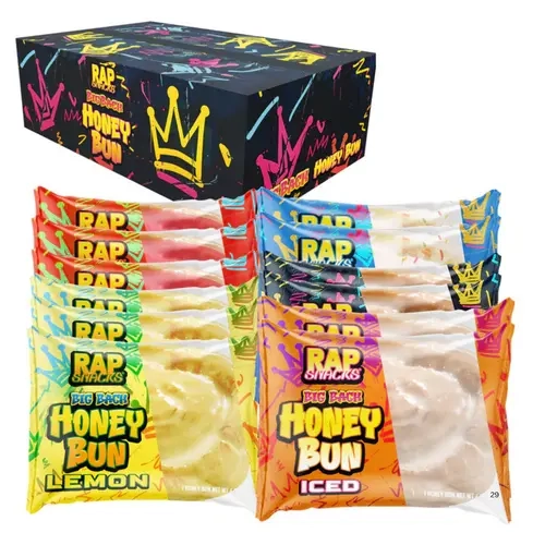 Rap Snacks Big Back Honey Buns Variety Pack (12 Pack)