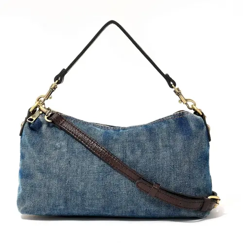 Patricia Nash Kolena Denim Shoulder Bag with Crossbody Strap