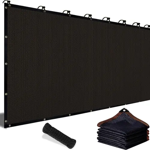 90% Blackout Cloth (Black) - 10 x 13ft UV-Resistant Shade Net with Reinforced Rivets, Suitable for Outdoor Adventures / Camping / Garden / Patio / Greenhouse.Mesh Shade Cloth，Fall & Halloween Essentials, Thanksgiving Must Haves