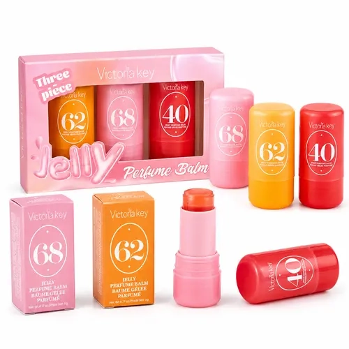 Sohochic Portable Number-Coded Solid Perfume Balm Gift Set - Compact, Long-Lasting Mild Scent, Travel-Friendly, Lasts All Day, Mini Gifts for Girlfriend, Stocking Stuffers, Cool Unique Daily Wear Fragrance Kit