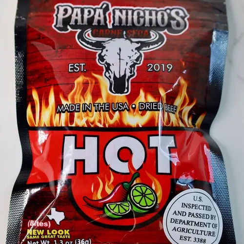 Papa Nicho's Hot Bites - Medium Size Pieces, Small Bag