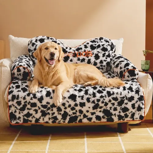 Pet Cloud Blanket Bed for Dogs & Cats - Non-Slip Rest Mat with Pillow, Sofa Protector, Removable Washable Cushion (Pet Supplies, Furniture Accessory)