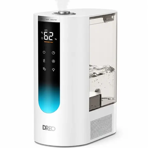 DREO 6L Smart Humidifier with Smart Control - Warm & Cool Mist, Household Home Appliance for Large Bedrooms, Large Rooms