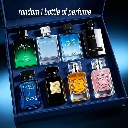 LASTAR Men's & Women's Surprise Perfume | 1 Random Item from 8 Premium Fragrances: Woody / Aquatic / Chypre / Citrus / Vanilla / Floral, Unique Unboxing Experience, Discover a Variety of Scents