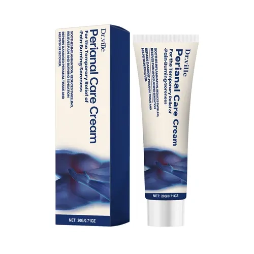 Dr.ville Anal Skin Comfort Soothing Ointment - 20g Vegan Cruelty-Free, Natural Plant Extracts Moisturizer for Sensitive Skin, Gentle Daily Cooling Relief, Lightweight Non-Irritating Topical Care