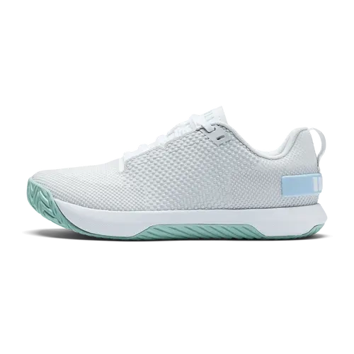 NOBULL Women's Outwork Flex Shoe in Classic White Surf Spray - OG Strength Training Shoe, Durable Gym Trainer, Lifting Sneaker