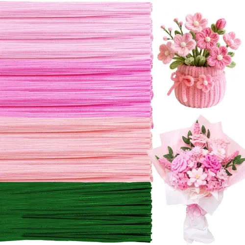 CRAFT SPOT! 300pcs Colorful Multicolor Handicraft Pipe Cleaners, 12in-6mm DIY Artcraft Supplies for Christmas, Halloween Craft Projects & Holiday Gifts
