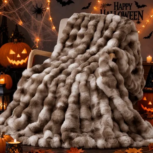 Cosybay Anti-Shed Faux Fur Throw & Twin Bedding Blankets, Ultra Soft Thick Plush Anti-Scratch Warm Lightweight, for Fall Winter Aesthetic Home Decor, Couch Use