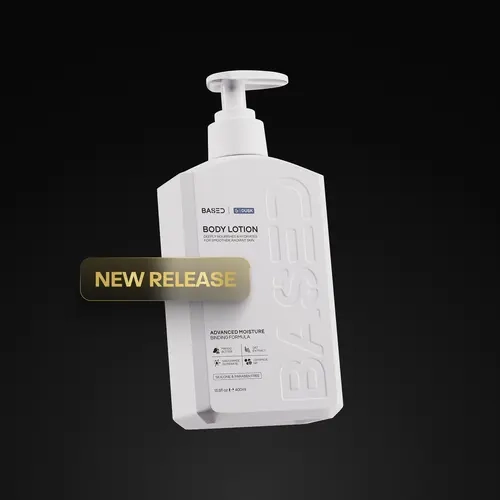 BASED Body Lotion | Dusk Scent | Advanced Moisture Binding, Deeply Nourished, Visibly Radiant | Simple, Effective, BASED.