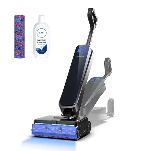 Tineco Floor One Station S9 Scientist Pro Wet/Dry Vacuum Mop - 5L Water Storage Wireless Cordless Vacuum Cleaner with Smart Refresh Station, HydroBurst Deep Clean, DualBlock Anti-Tangle, 25kPa Suction Power