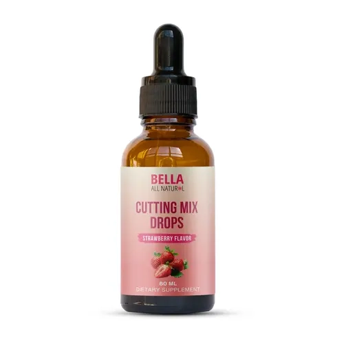 Bella All Natural Strawberry Cutting Mix Drops 60ml Healhtcare Supplement for Daily Health Needs