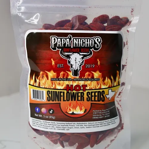 Papa Nicho's Hot Sunflower Seeds
