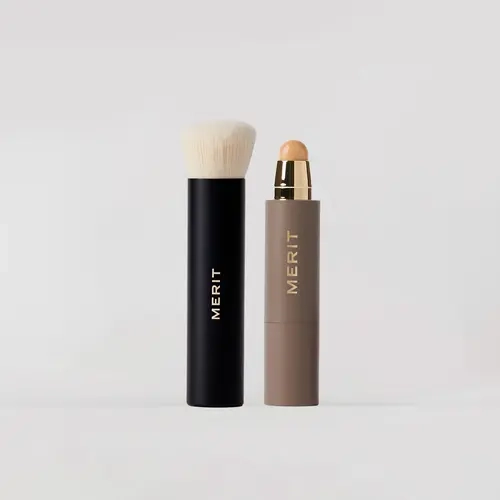 MERIT The Minimalist Duo - Complexion Stick & Blending Brush
